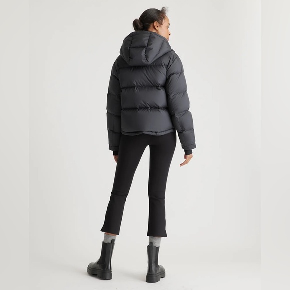 Quince. Responsible Down Cropped Puffer Jacket. Size S. Like new. - Picture 2 of 5